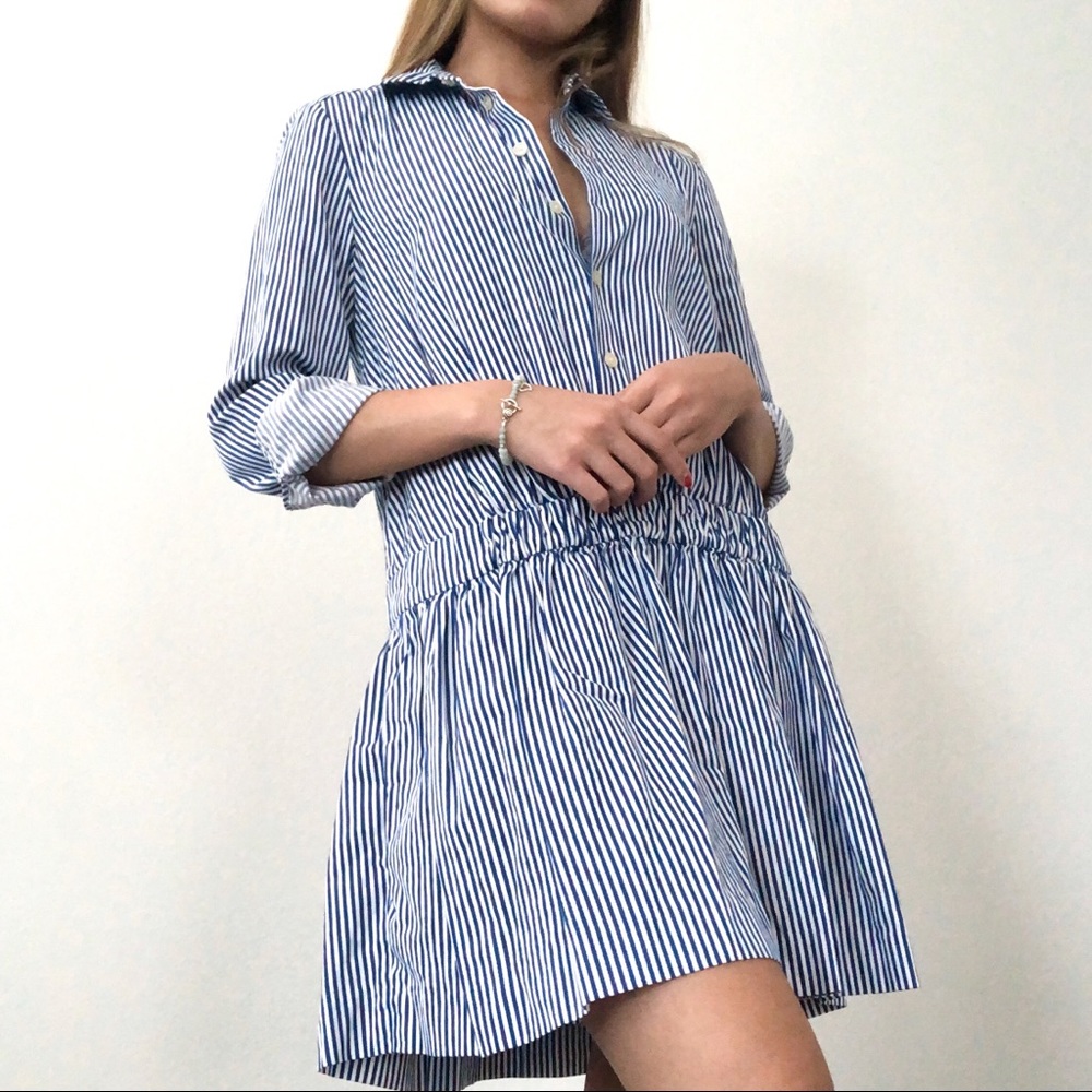 Kate Spade Striped T-Shirt Mini Dress